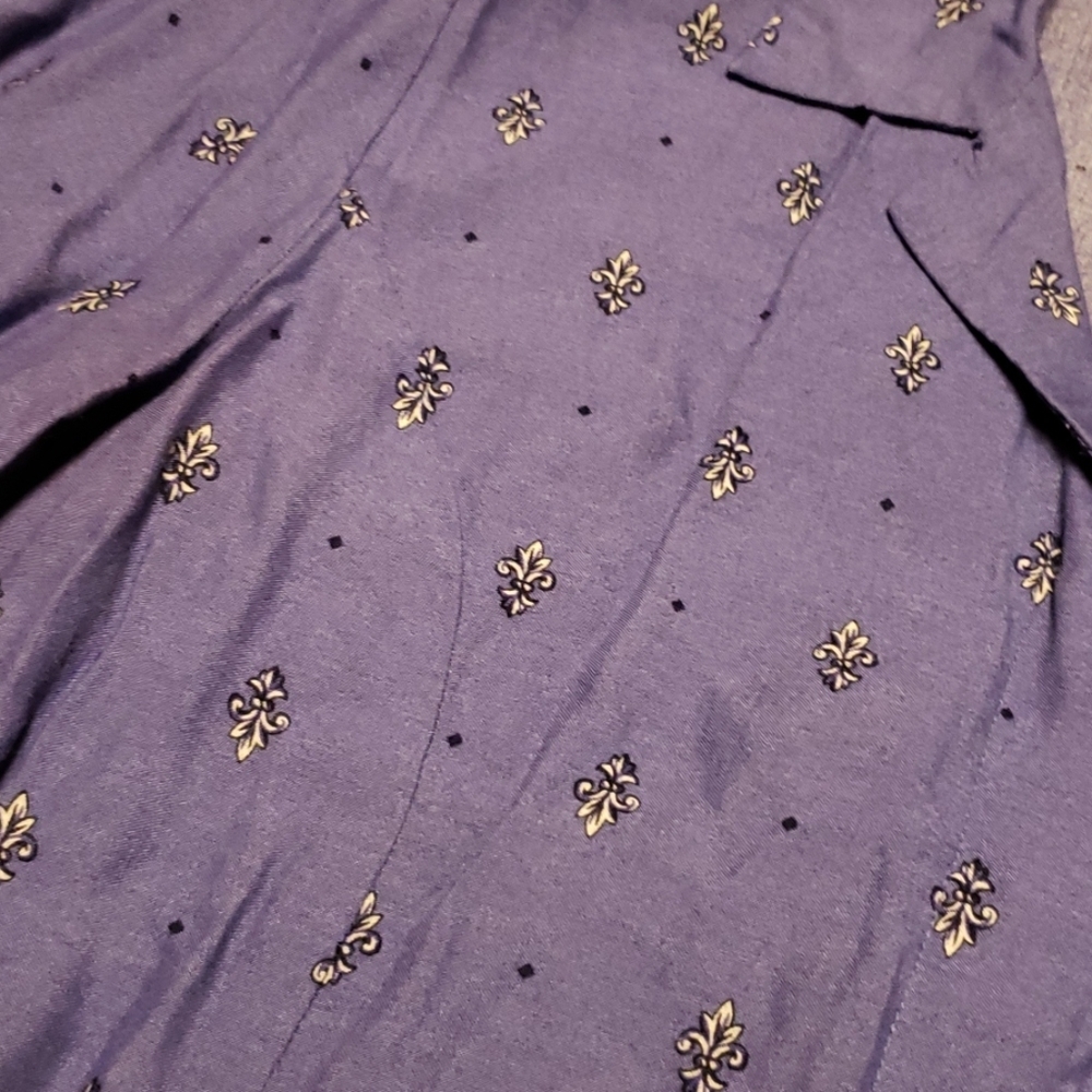 VTG Pendleton button down fleur de lis blouse - image 2
